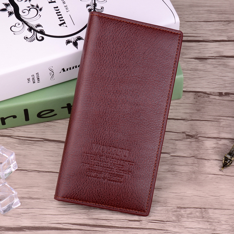 メンズ長財布 高級感あふれる薄型紳士財布