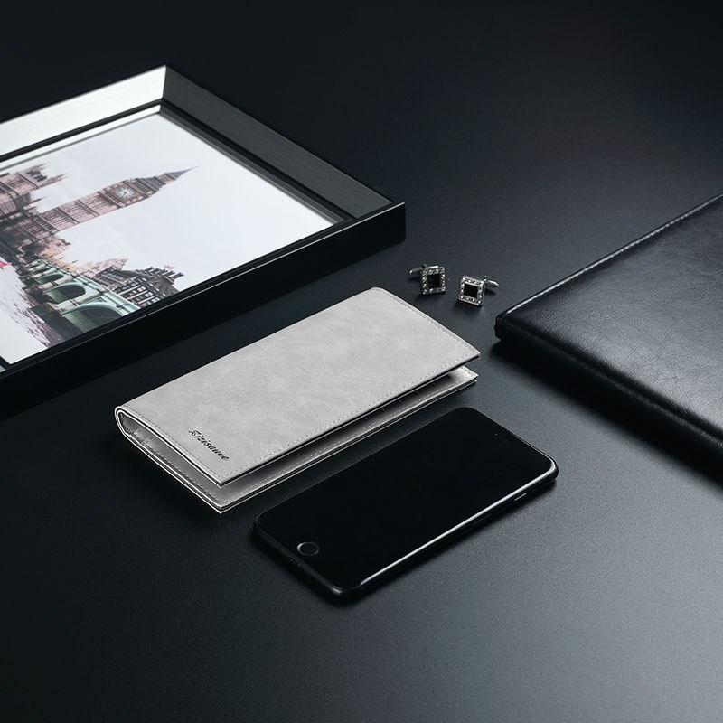 メンズ長財布 小型 スマート薄型フォーマル財布