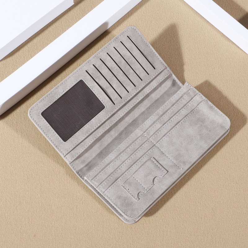 メンズ長財布 上質素材使用多機能収納メンズ長財布