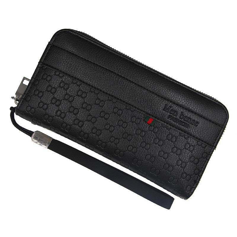 メンズ長財布 スマートエンボス型押し薄型長財布