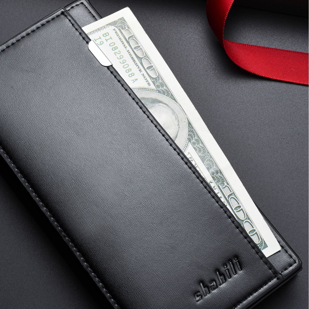 メンズ長財布 超薄型多機能紳士用長財布