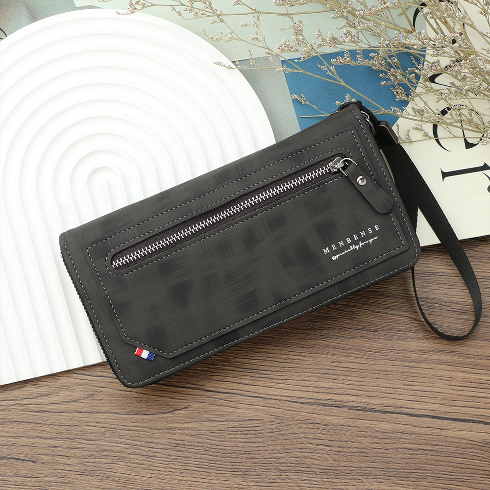 メンズ長財布 スマートジップ薄型長財布