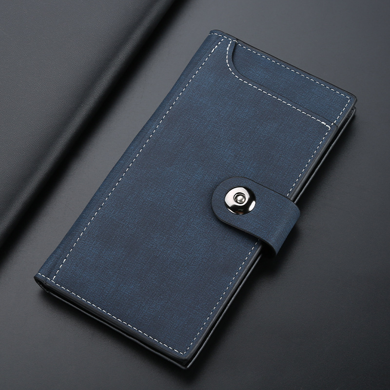 メンズ長財布 コンパクト スマート収納コンパクト長財布