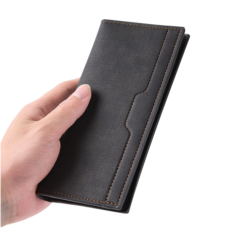 メンズ長財布 スマートシルエット 薄型長財布