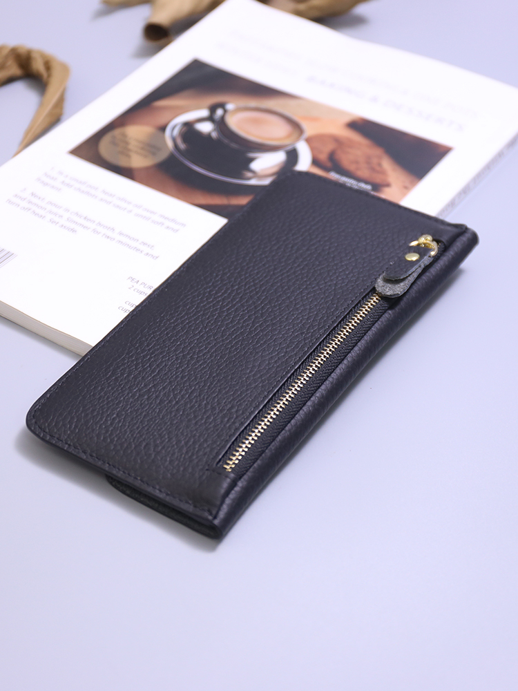 メンズ長財布 薄い 本革極薄スマート長財布