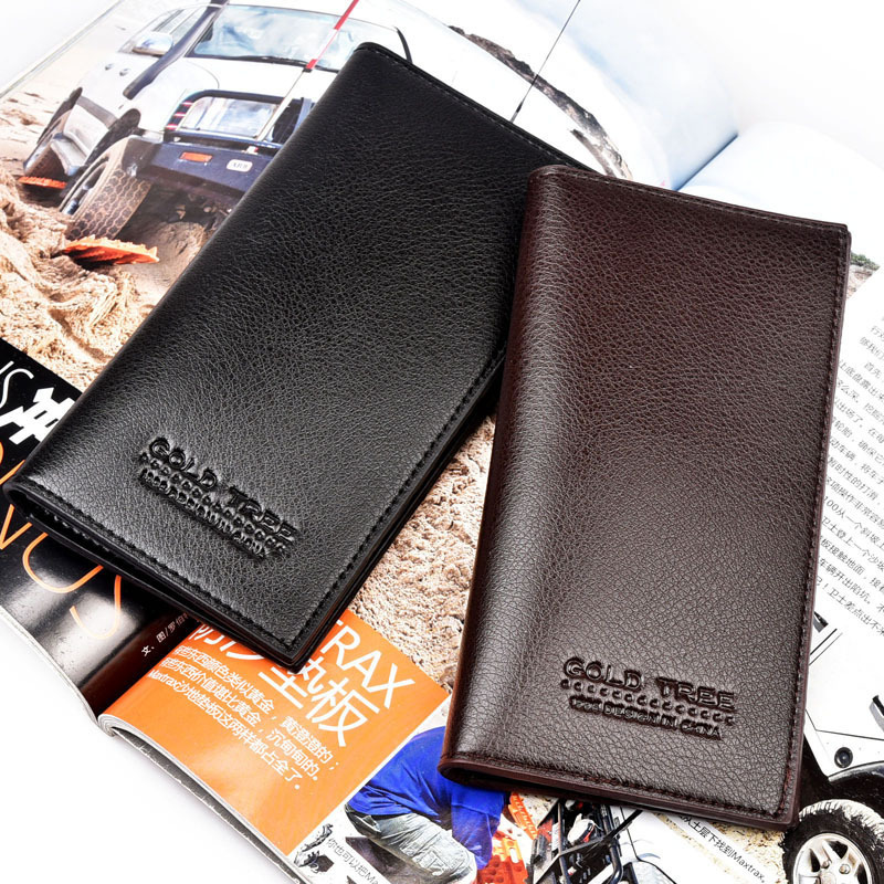 メンズ長財布 スマートスリム 本革長財布