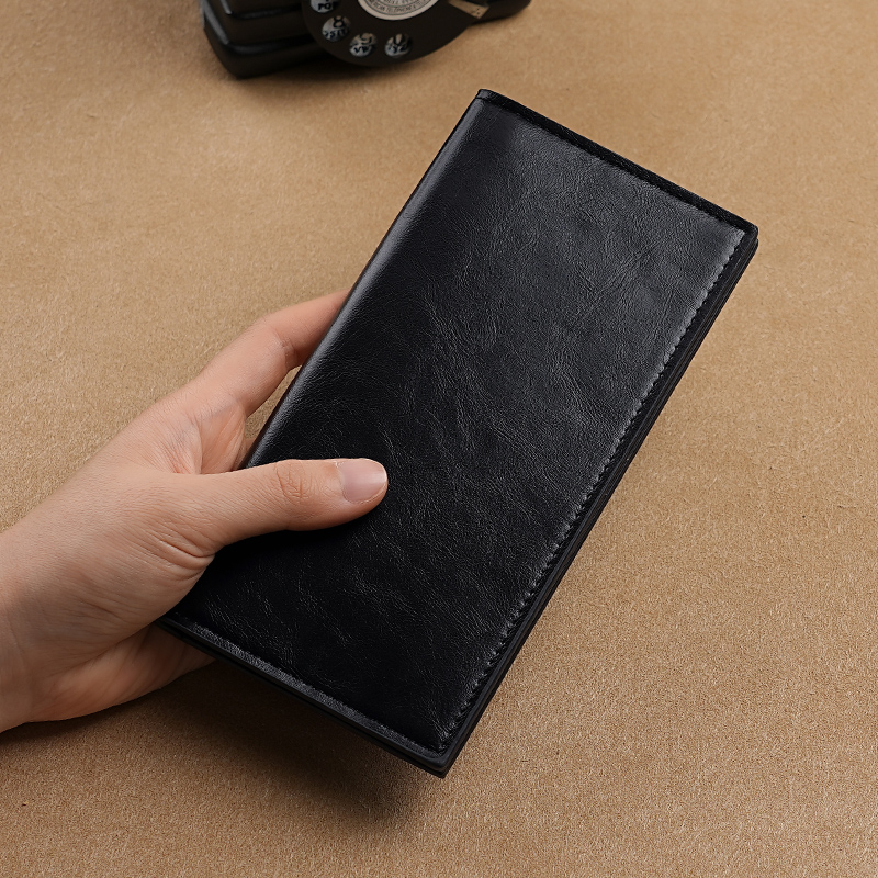メンズ長財布 小型 スマートスリム二つ折り長財布