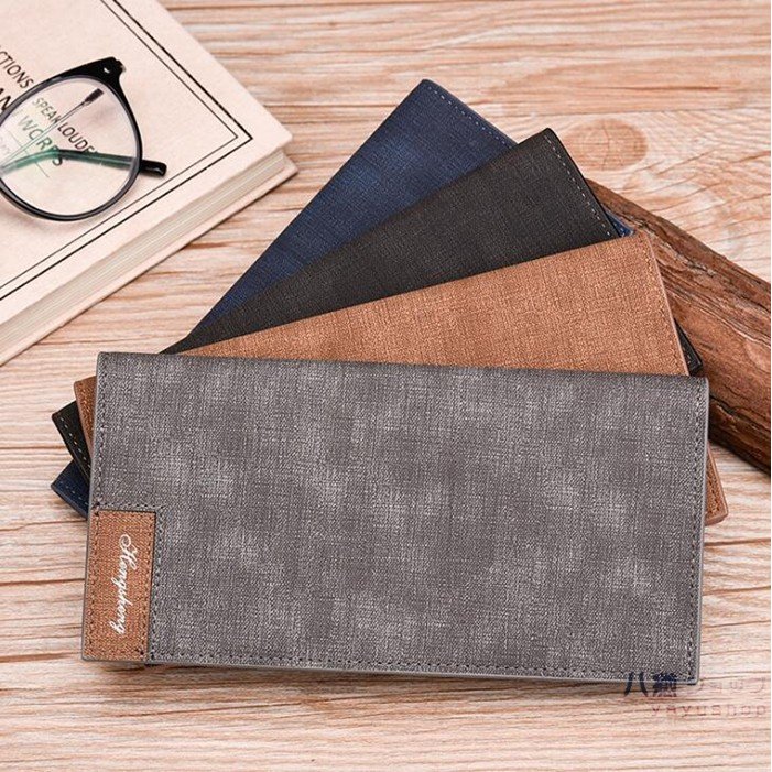 メンズ長財布 紳士用コンパクト長財布薄型多機能贈り物