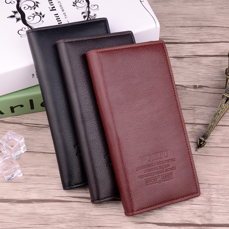 メンズ長財布 高級感あふれる薄型紳士財布
