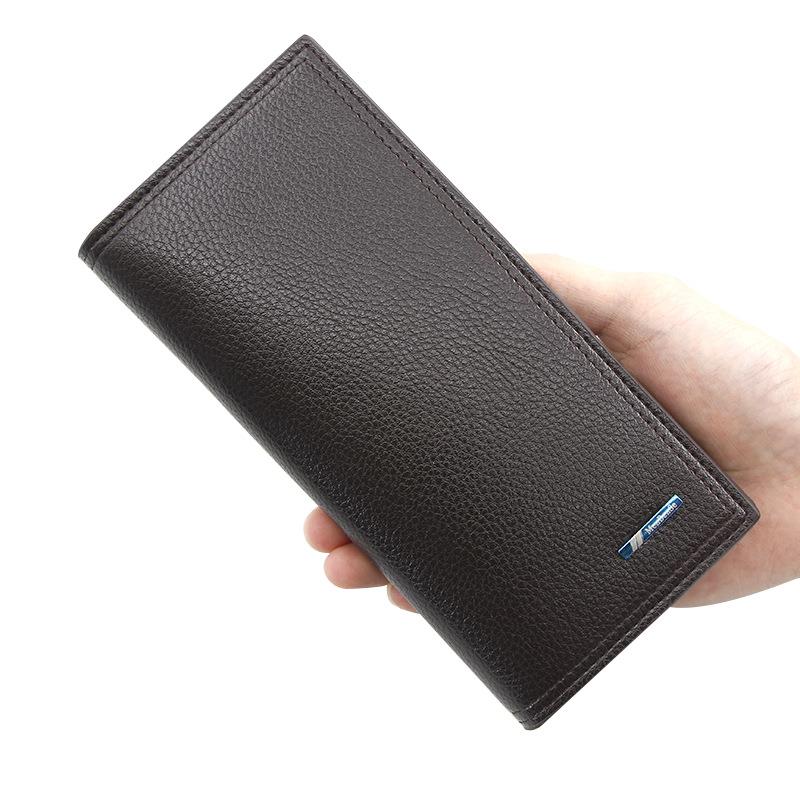 メンズ長財布 スマートスリム本革長財布