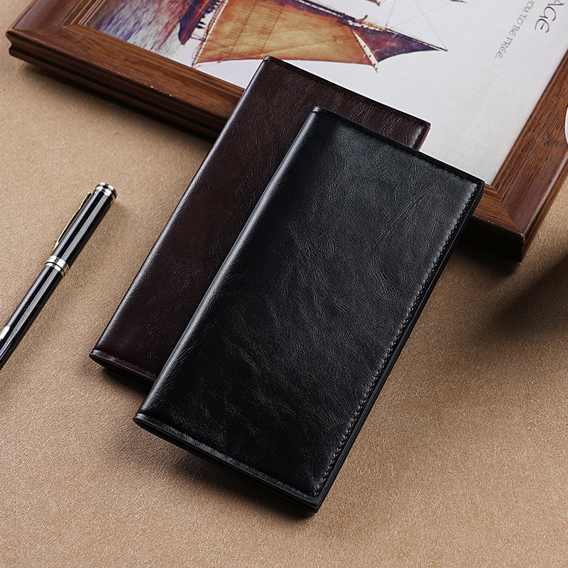 メンズ長財布 小型 スマートスリム二つ折り長財布