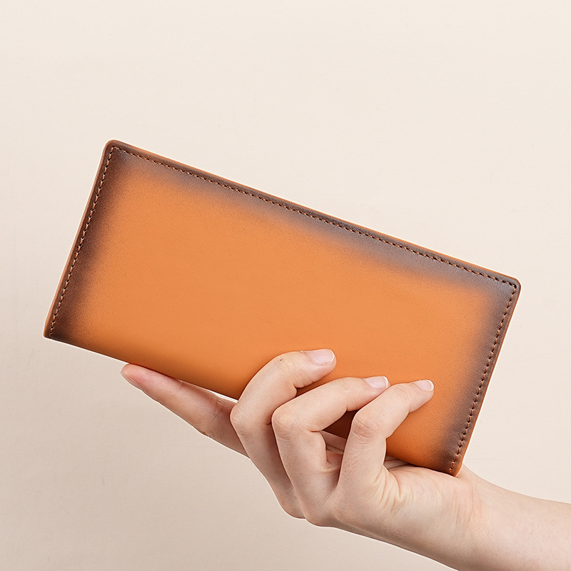 メンズ長財布 スマートスリム本革長財布