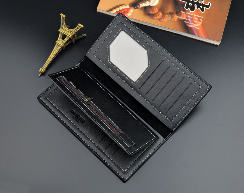 メンズ長財布 スリムデザイン上質長財布