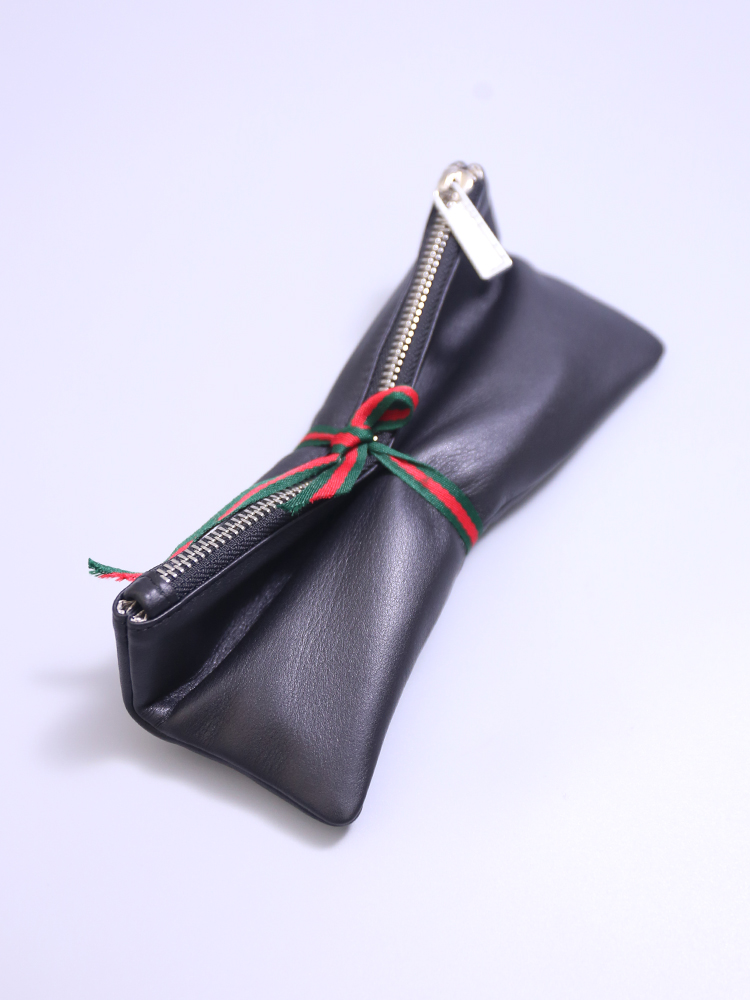 メンズ長財布 コンパクト スマート薄型ファスナー長財布