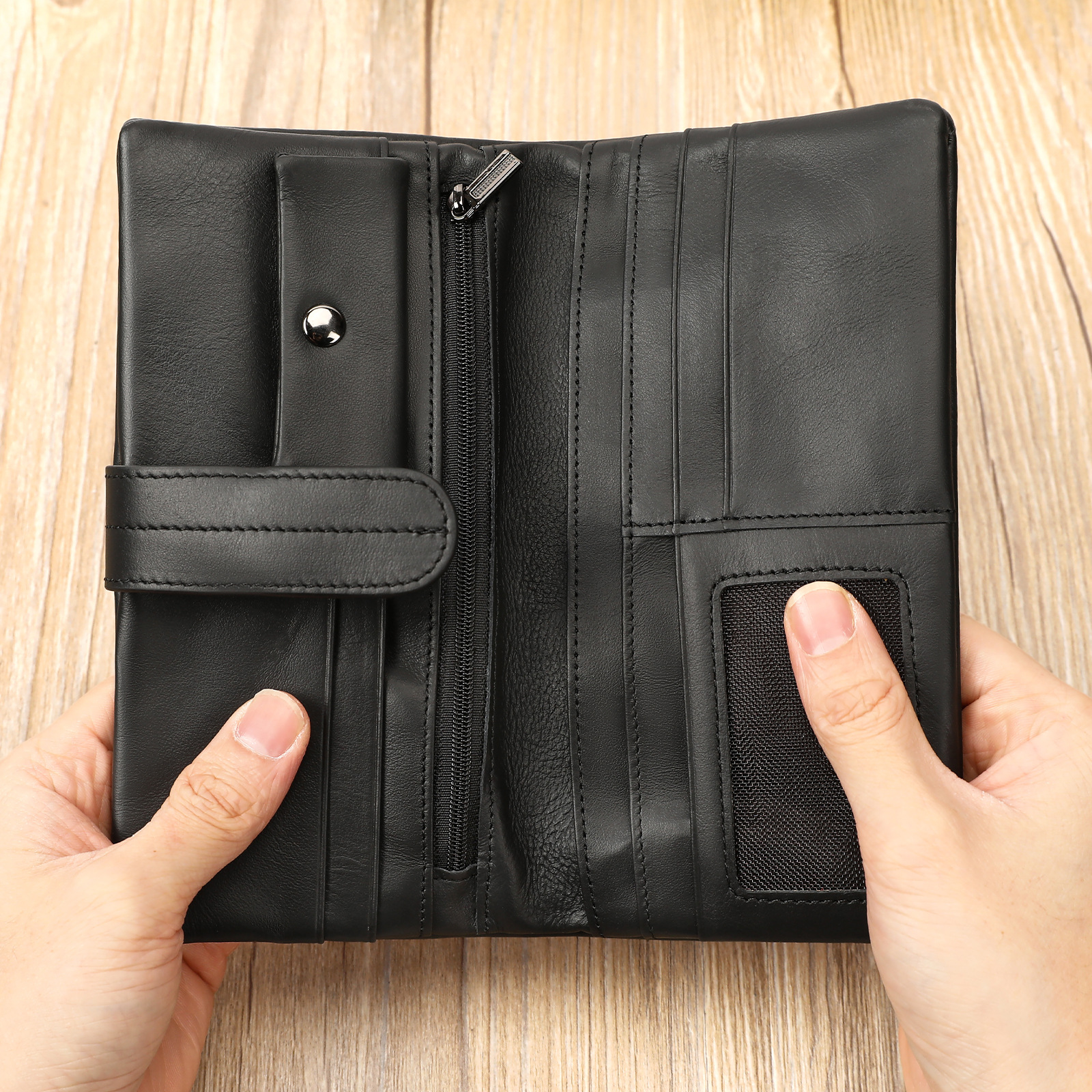 メンズ長財布 スマートフォルム薄型長財布