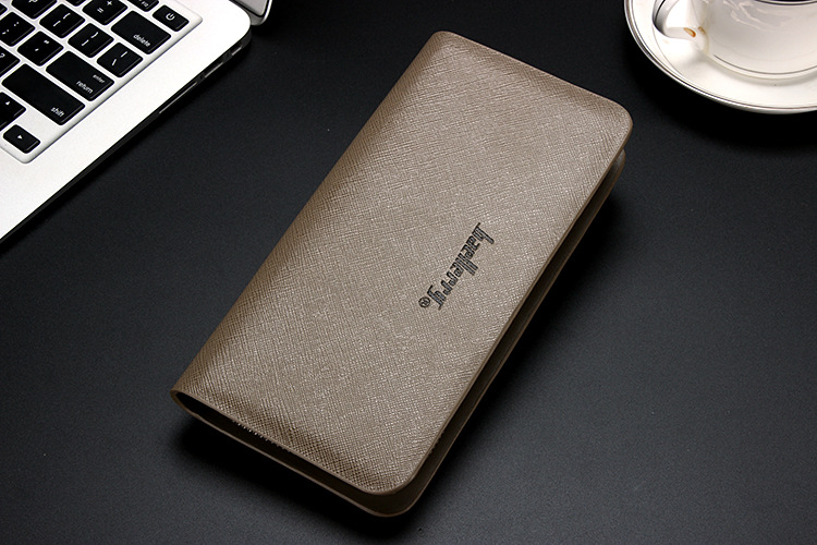 メンズ長財布 コンパクト スマートジップ薄型長財布