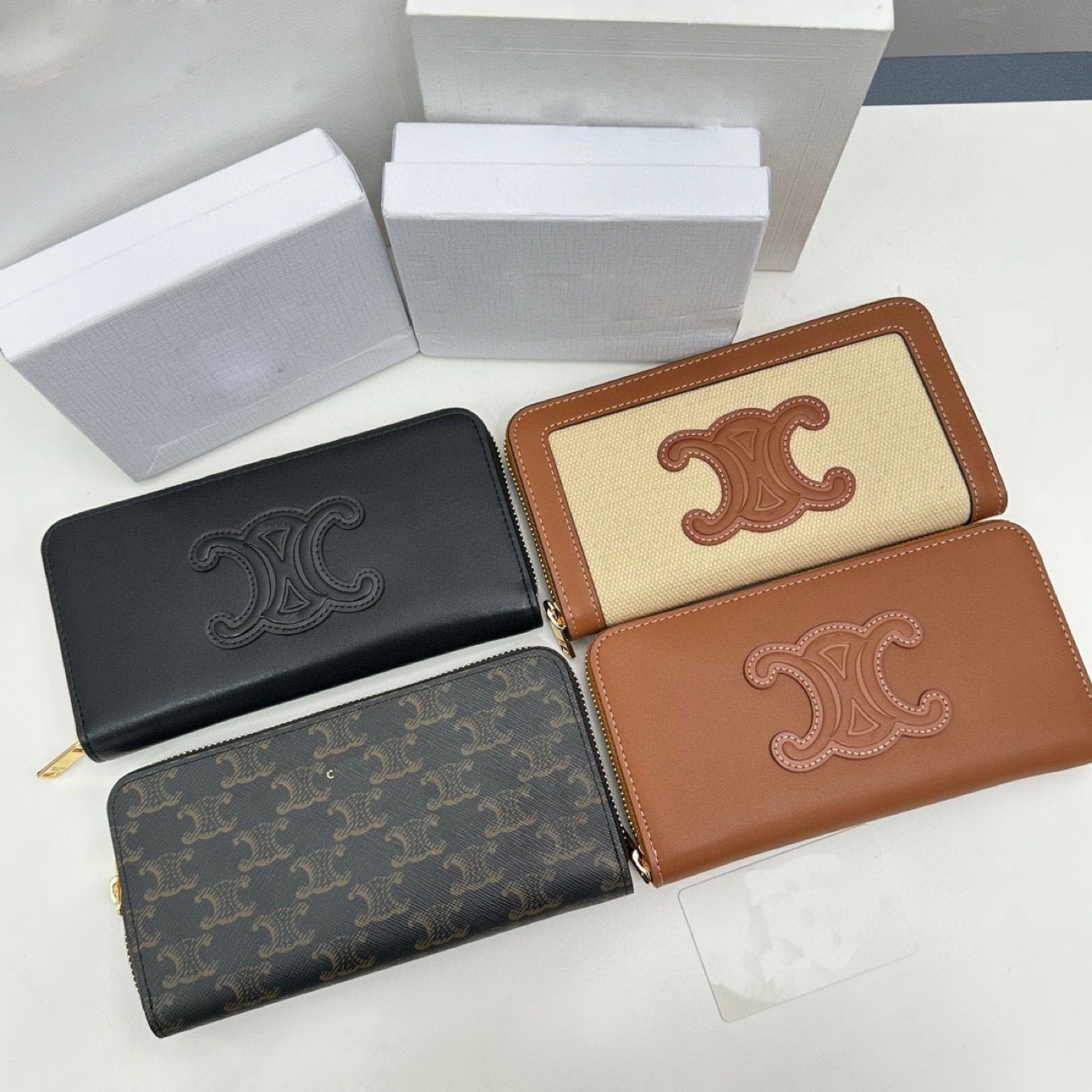 長財布レディース 上品な金具付き大容量長財布