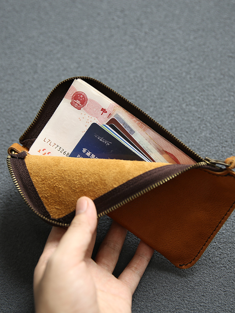 長財布レディース 本革スリム財布 ポケット収納タイプ