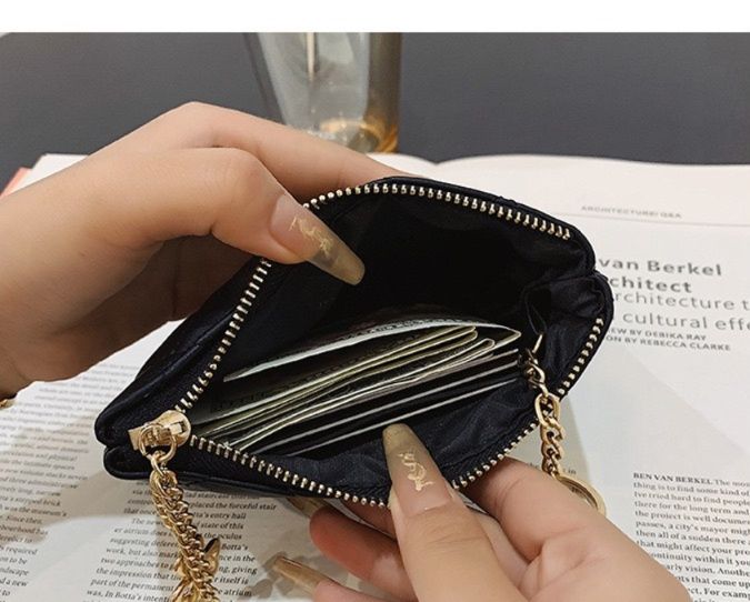 長財布レディース 小さい 華やか菱模様ミニ財布