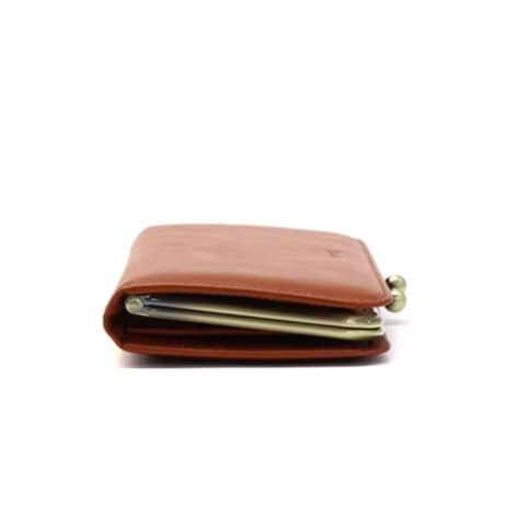 長財布レディース 上質レザーのクラシックがま口長財布