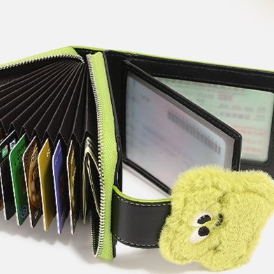 長財布レディース ふわもこキャラクターミニ財布