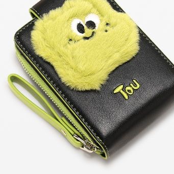長財布レディース ふわもこキャラクターミニ財布