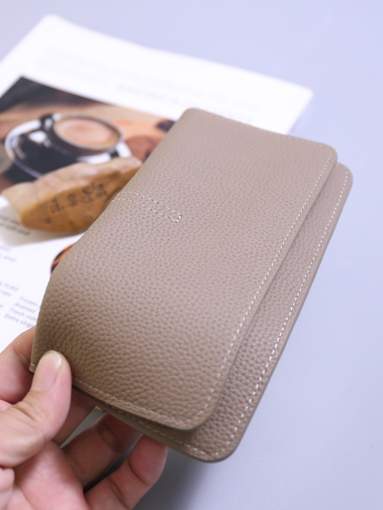 長財布レディース シンプル型押し極薄長財布