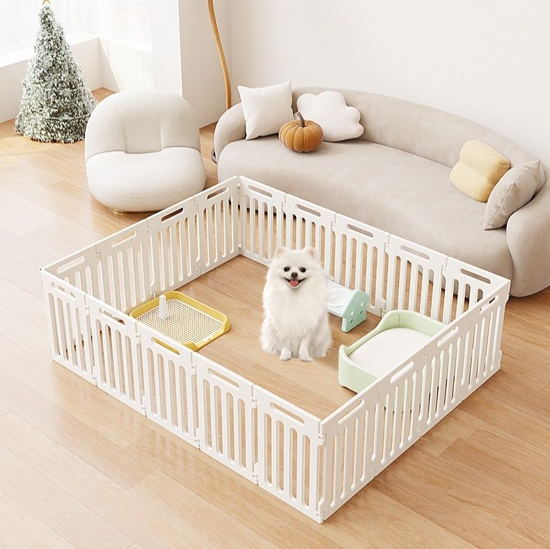 犬ケージ 室内用軽量組み立て式小型犬用フェンス囲い