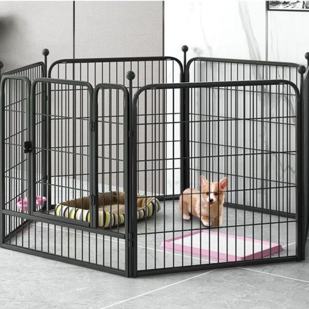 犬ケージ 室内用組み立て式ペット用金属製サークル囲い