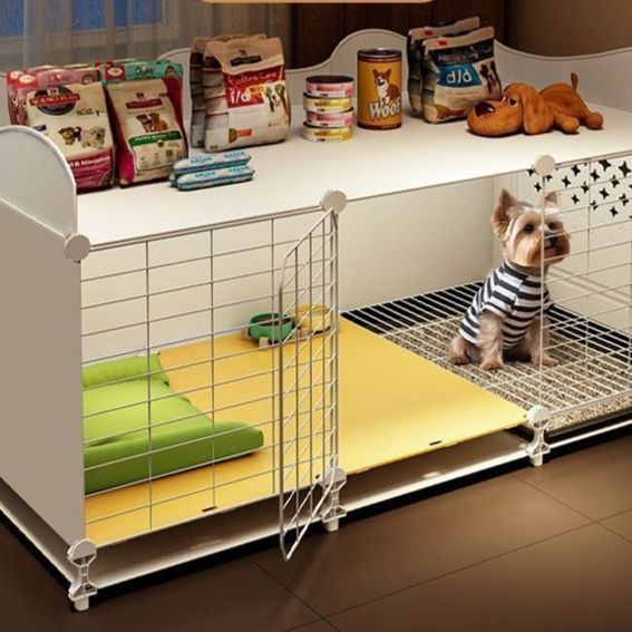 犬ケージ 屋根付き犬ケージ トイレ分離型 小型犬専用