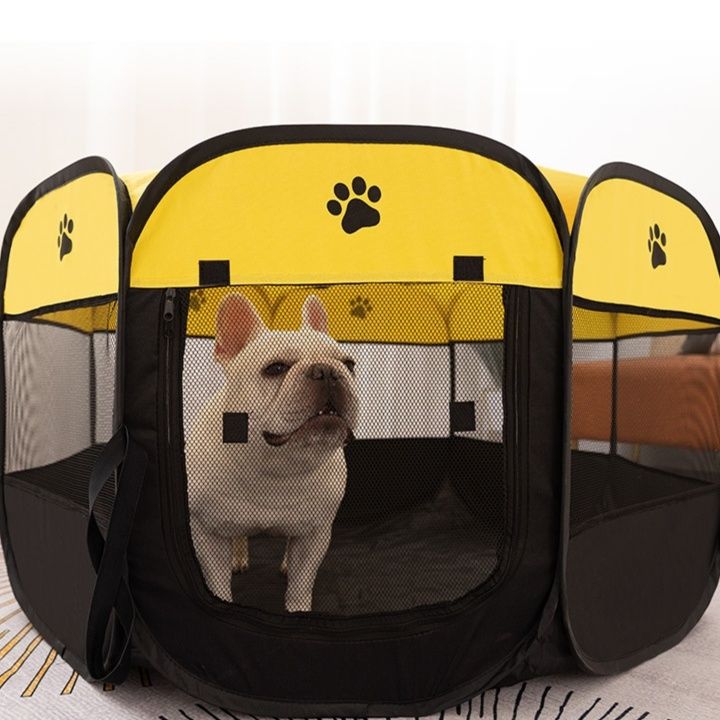 犬ケージ 折りたたみ式ペット用八角形サークルケージ