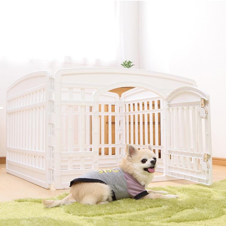 犬ケージ 室内用組み立て式犬用サークルフェンス