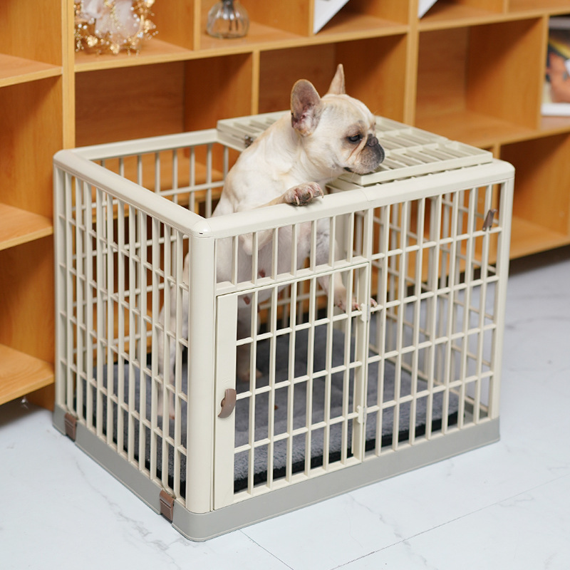 犬ケージ 室内用静音設計プラスチック製犬ケージ