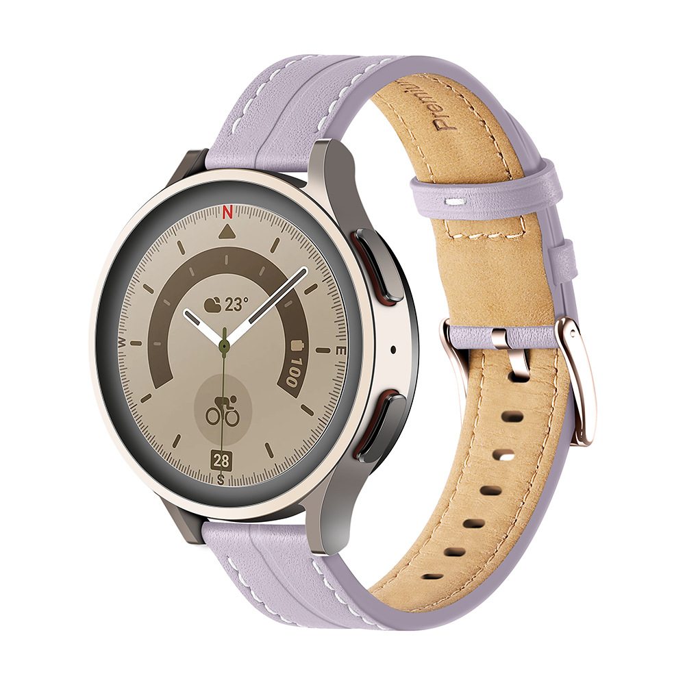 本革ステッチデザイン腕時計ベルト