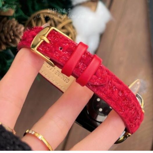 腕時計ベルト 革 花柄型押し おしゃれな交換用バンド