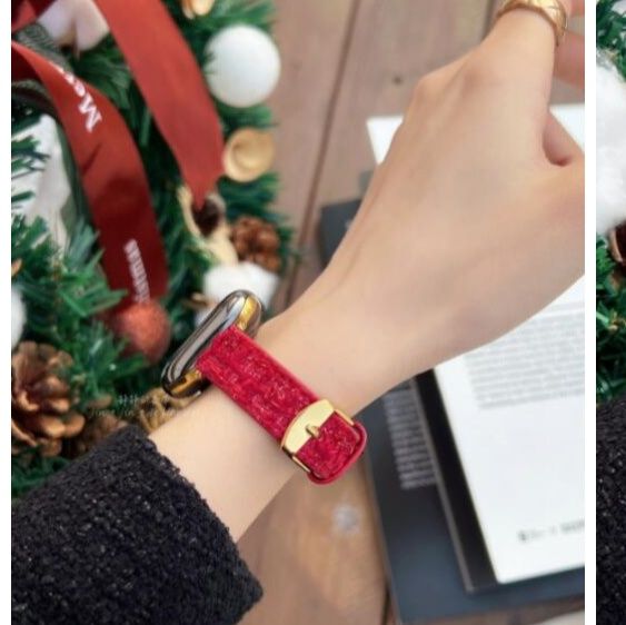 腕時計ベルト 革 花柄型押し おしゃれな交換用バンド