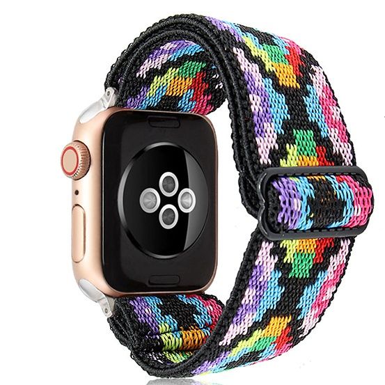 腕時計ベルト ナイロン カラフル柄 替えベルト 38mm 42mm対応