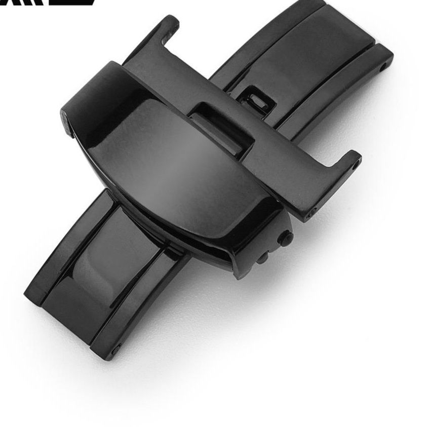 腕時計ベルト メタル プレミアム金属製展開式腕時計ベルト留め具