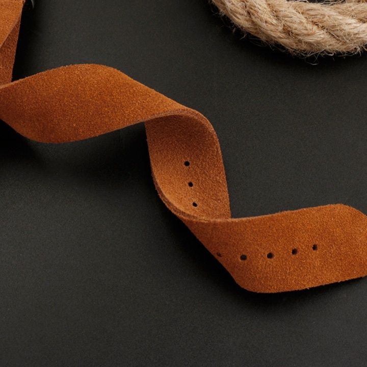 腕時計ベルト レザー 本革製ヌバック調クイックリリース腕時計ベルト