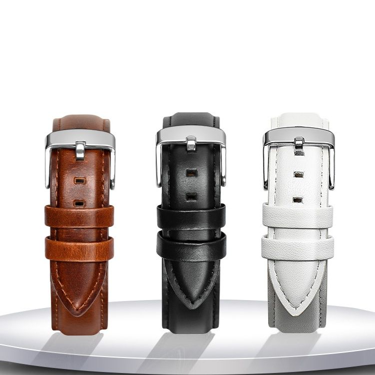 腕時計ベルト レザー プレミアム本革クイックリリース腕時計ベルト