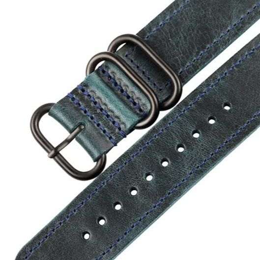 腕時計ベルト 手縫いステッチ本革腕時計ベルト