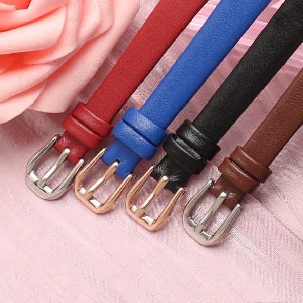 腕時計ベルト 上質本革細身腕時計ベルト多彩バリエーション