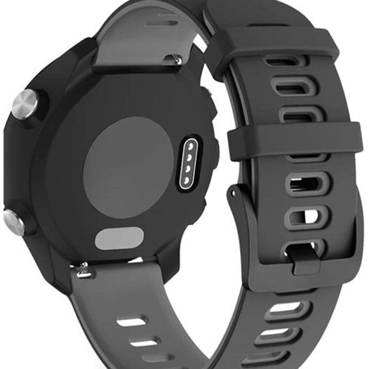 腕時計ベルト 二層構造スポーツ仕様穴開きラバーベルト