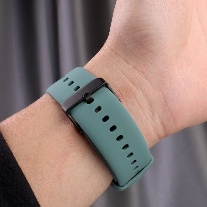 腕時計ベルト 丸型ケース対応多機能時計用ラバーベルト