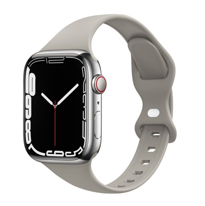 腕時計ベルト 滑らか質感のソフトラバー交換用時計ベルト