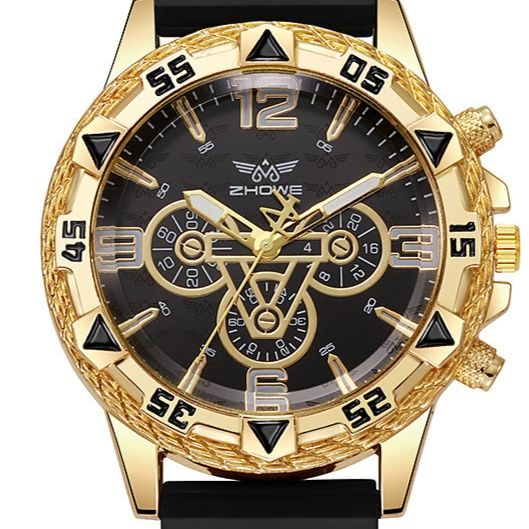 腕時計ベルト 金属装飾メタルプレート付きシリコン複合型腕時計ベルト