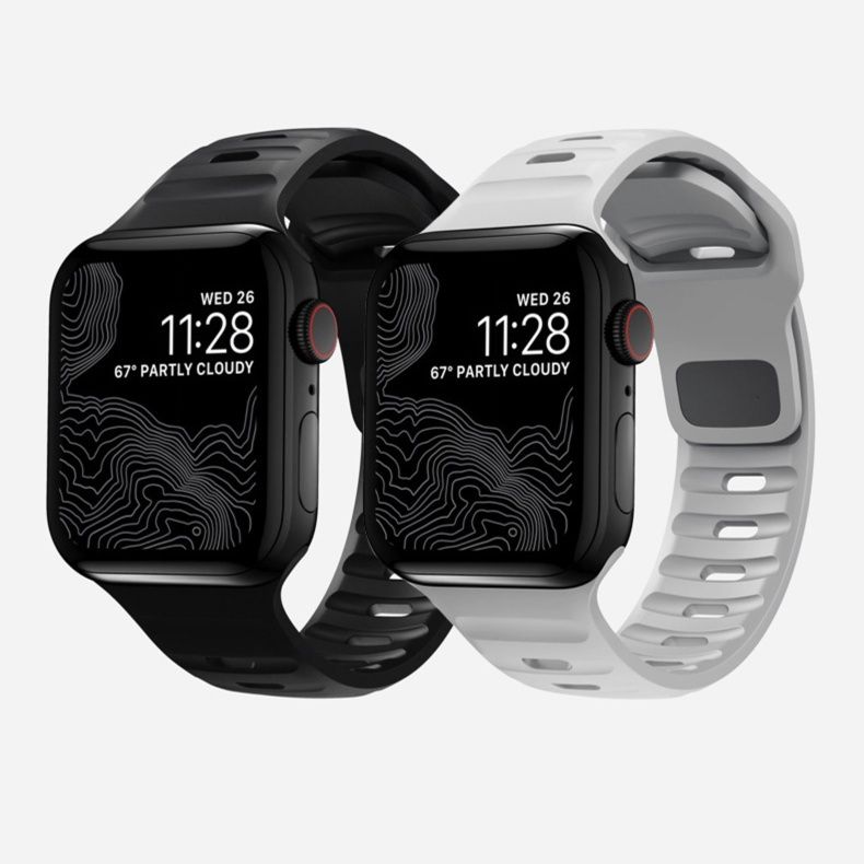 腕時計ベルト通気孔付きスポーツ仕様ラバー