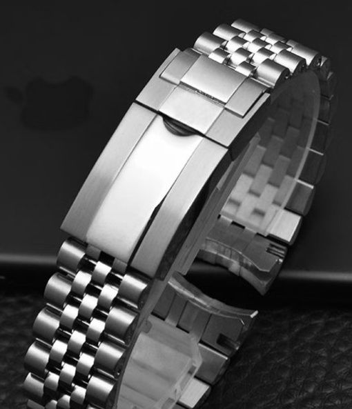 高級五連編み込みメタル腕時計ベルト 