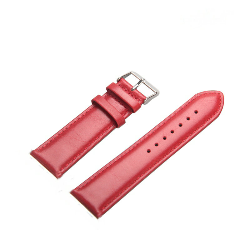 腕時計ベルト革 本革仕立てステッチ入り腕時計ベルト