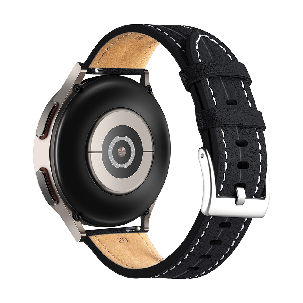 本革ステッチデザイン腕時計ベルト